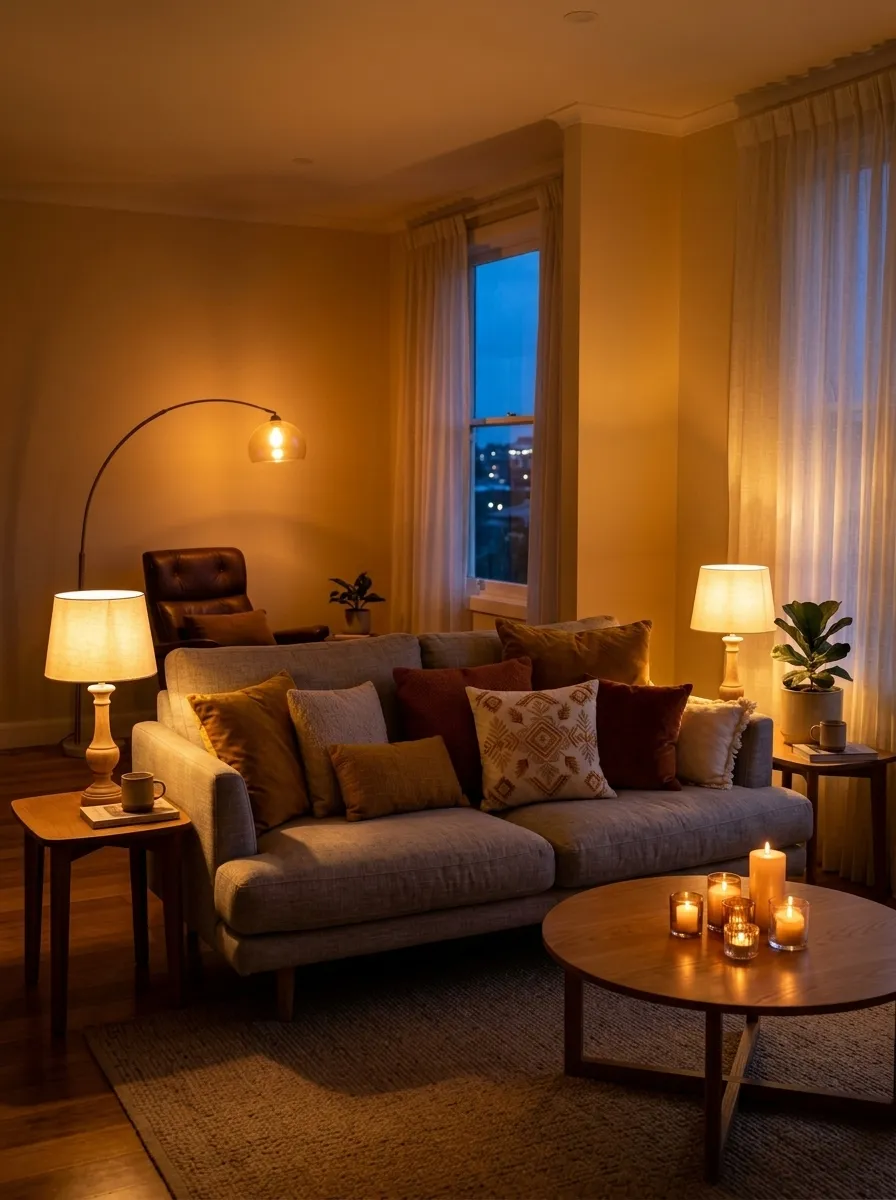 Use Warm Lighting Instead of Overhead Glare