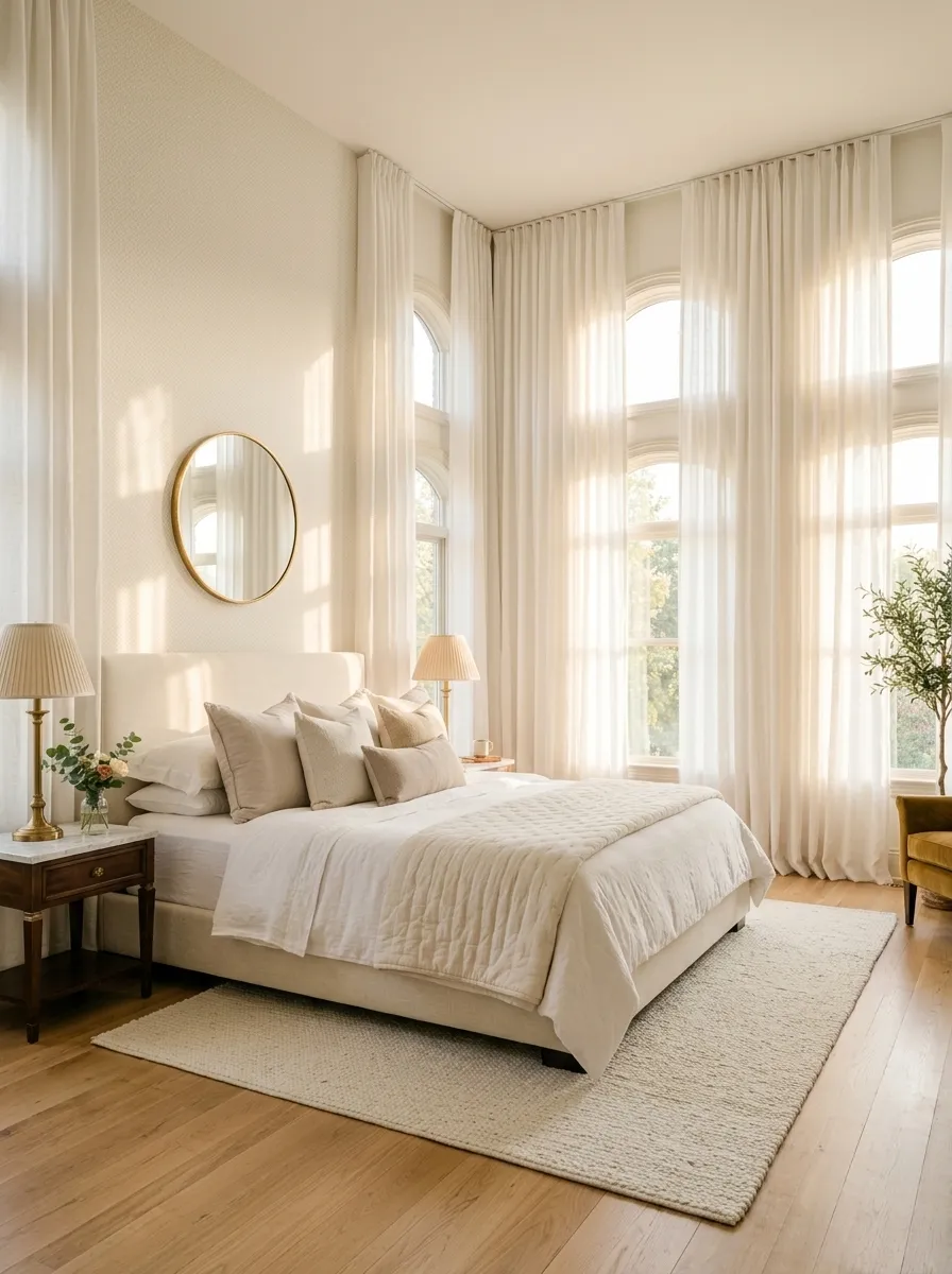 Add Architectural Interest With Curtains Hung High