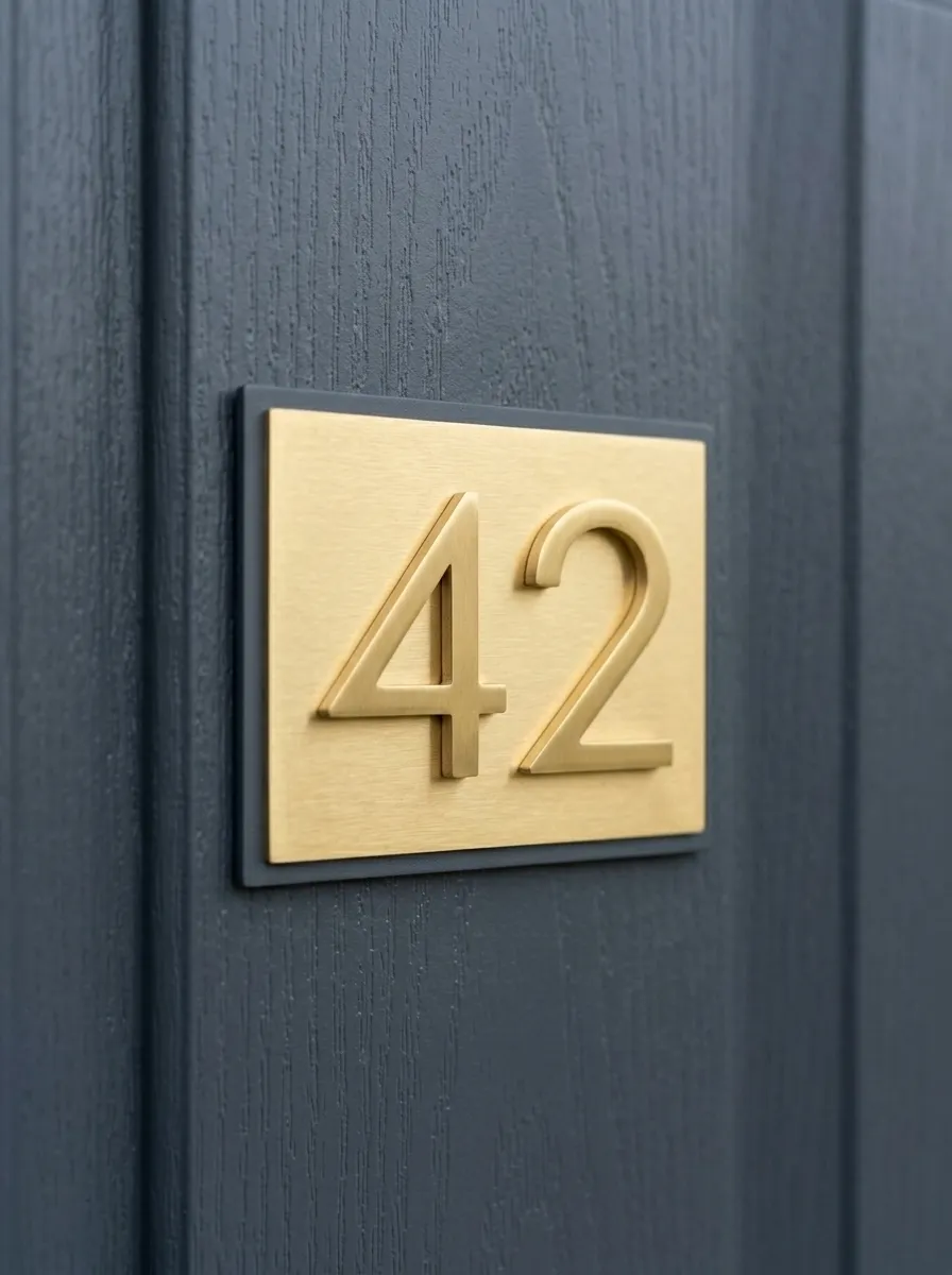 Hang a House Number Sign