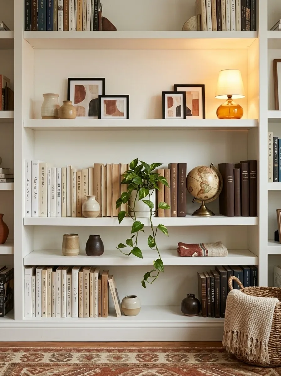 Style Your Bookshelf Like a Display, Not Storage