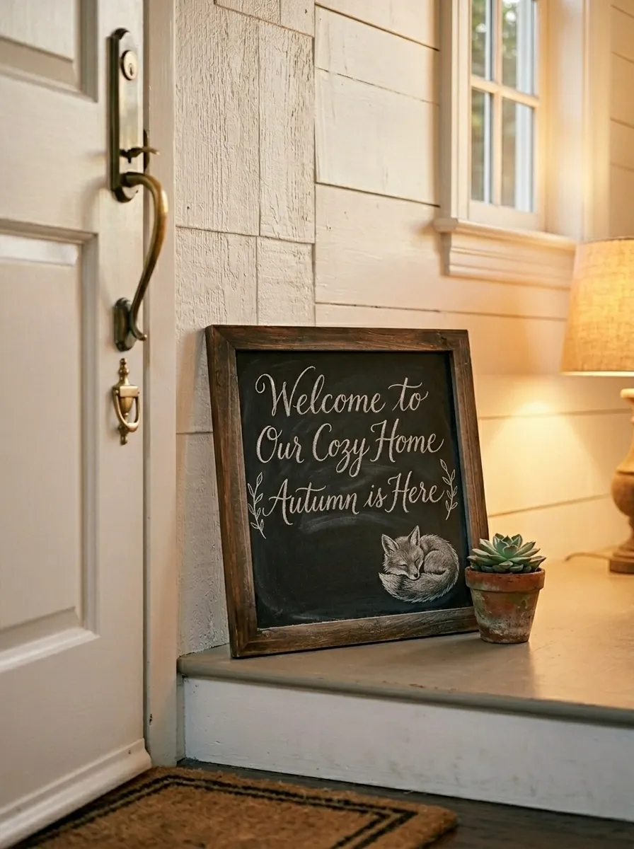 Create a DIY Chalkboard Sign