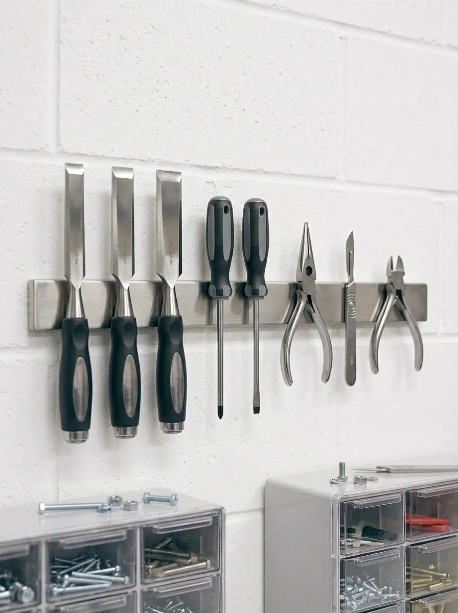 Magnetic Tool Strip for Metal Tools