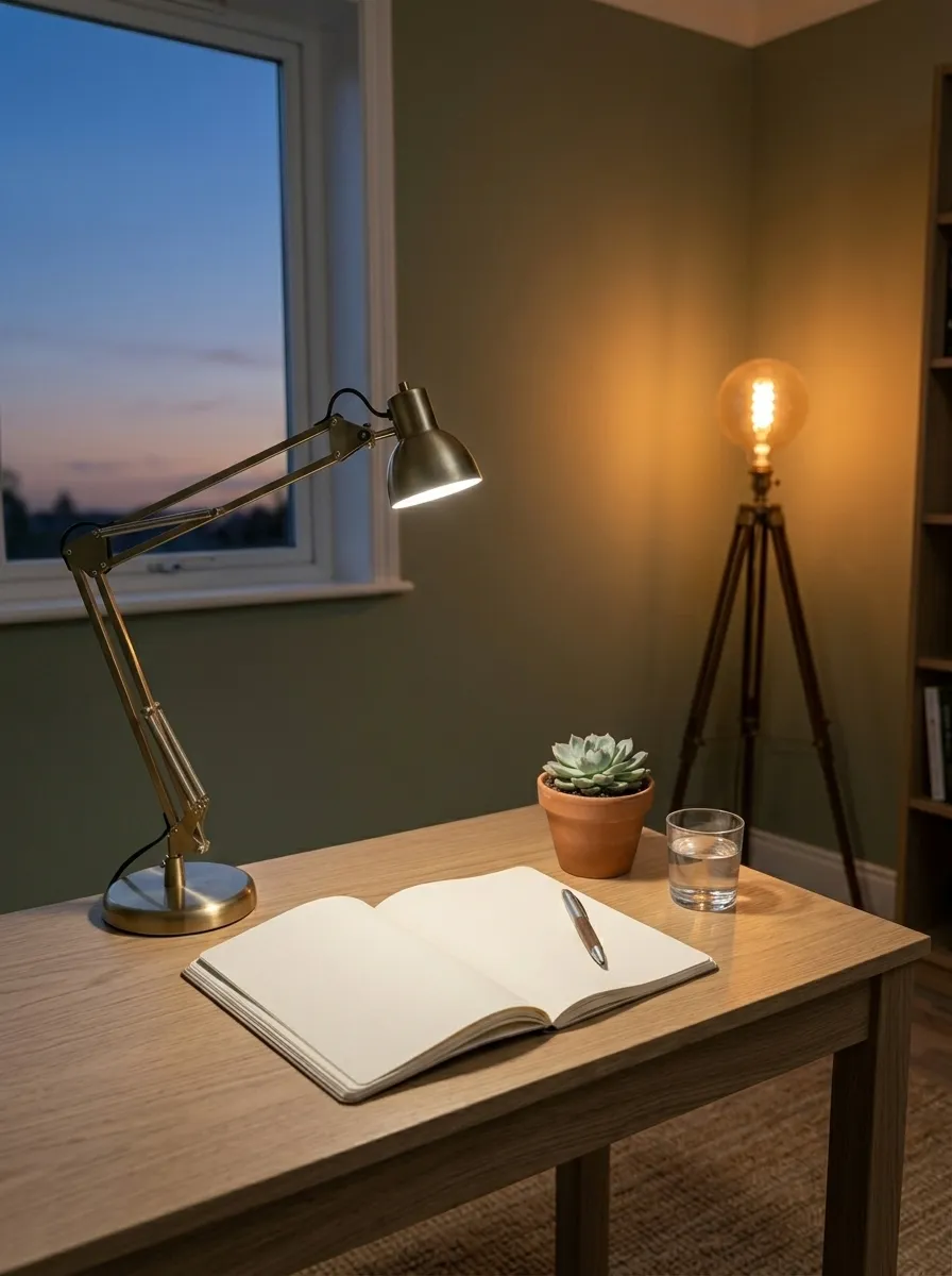 Layer Warm and Task Lighting Together