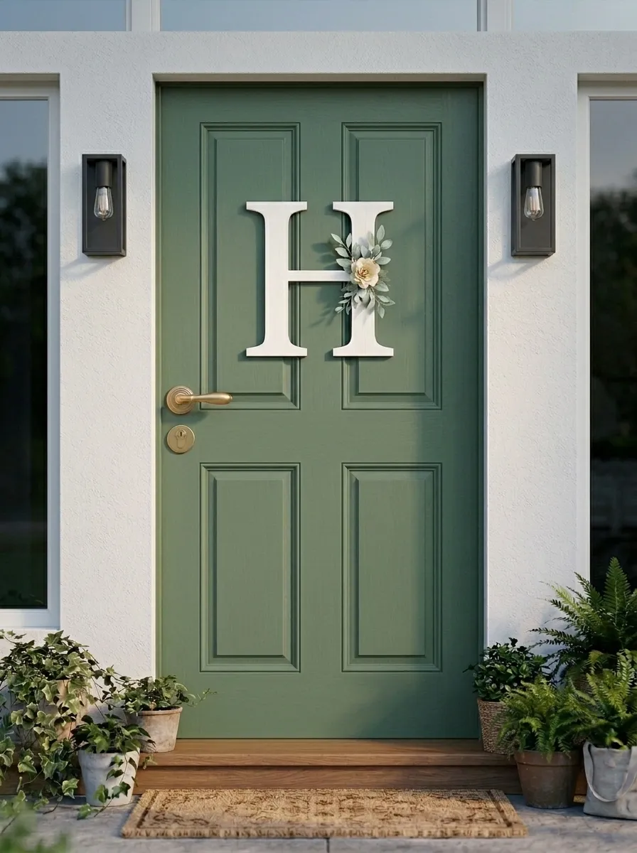 Use a Monogram Letter as a Focal Point