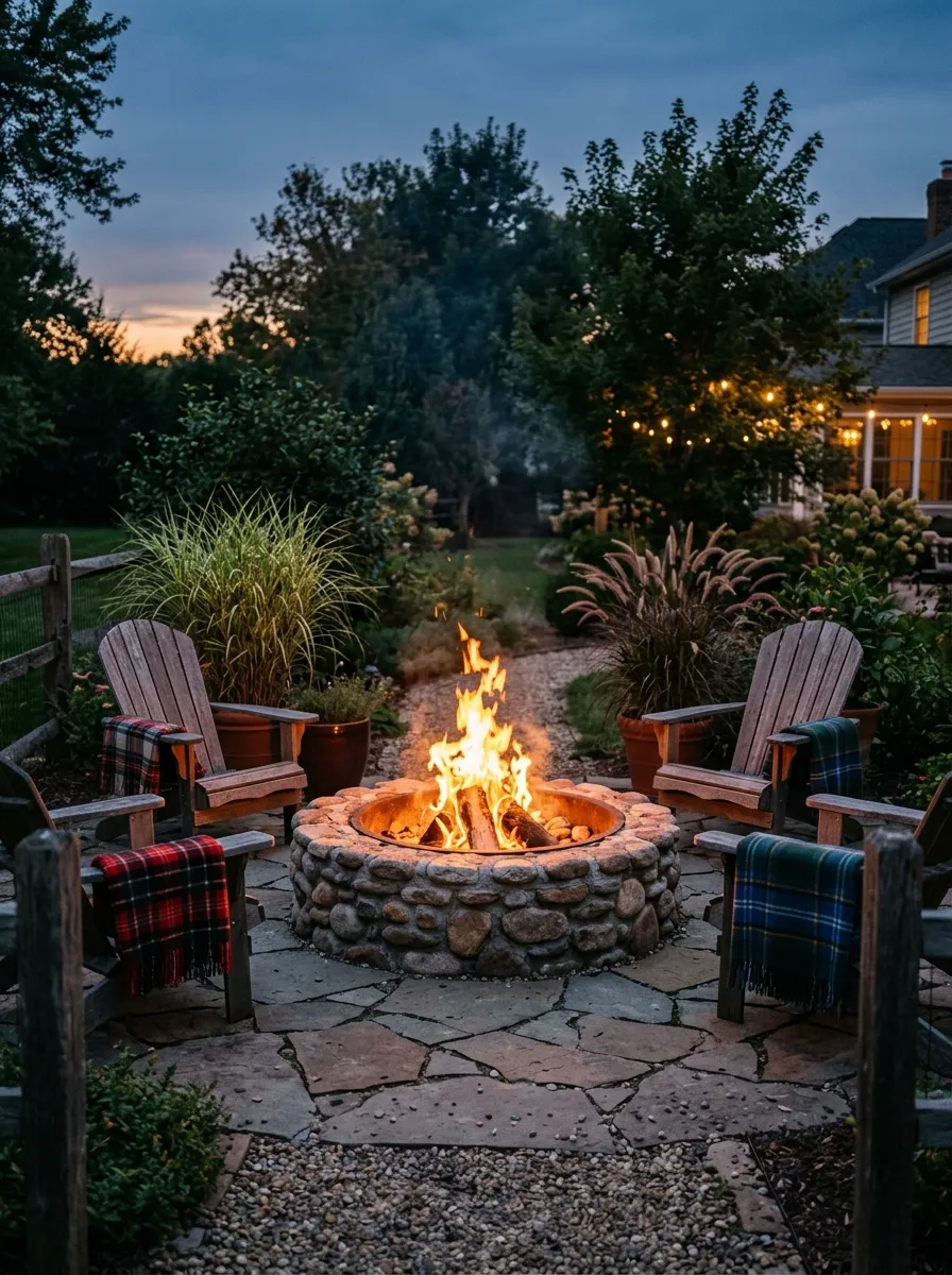 Add a Focal Point with a DIY Fire Pit