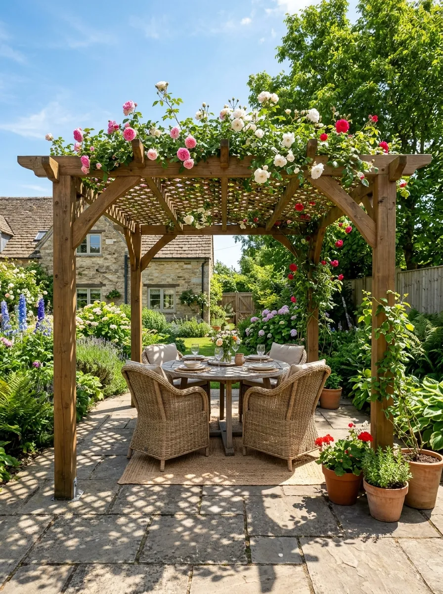 Build a Simple Pergola for Shade and Structure