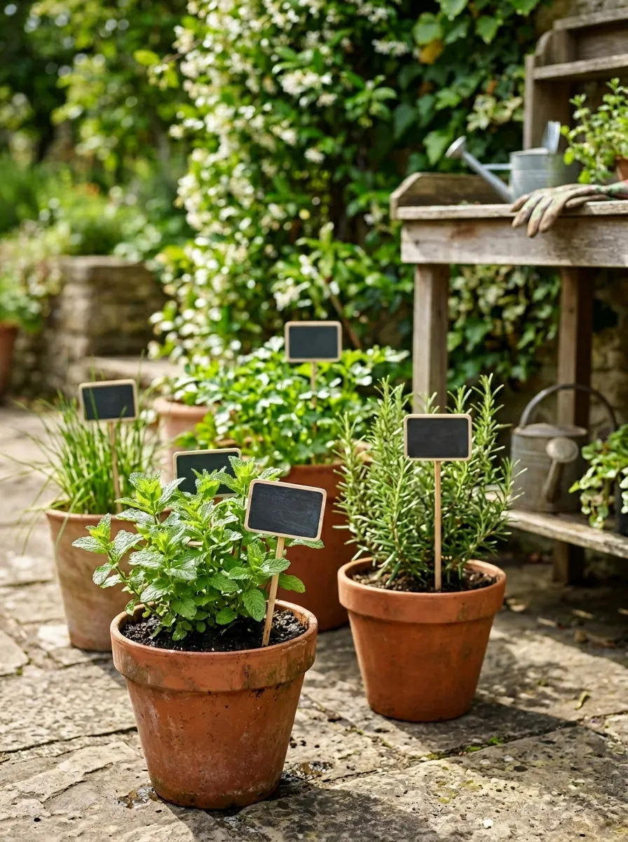 Create an Herb and Edible Garden Corner