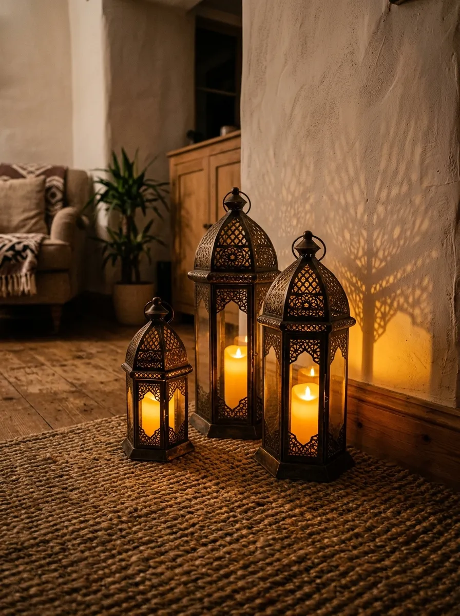 Lanterns on the Floor