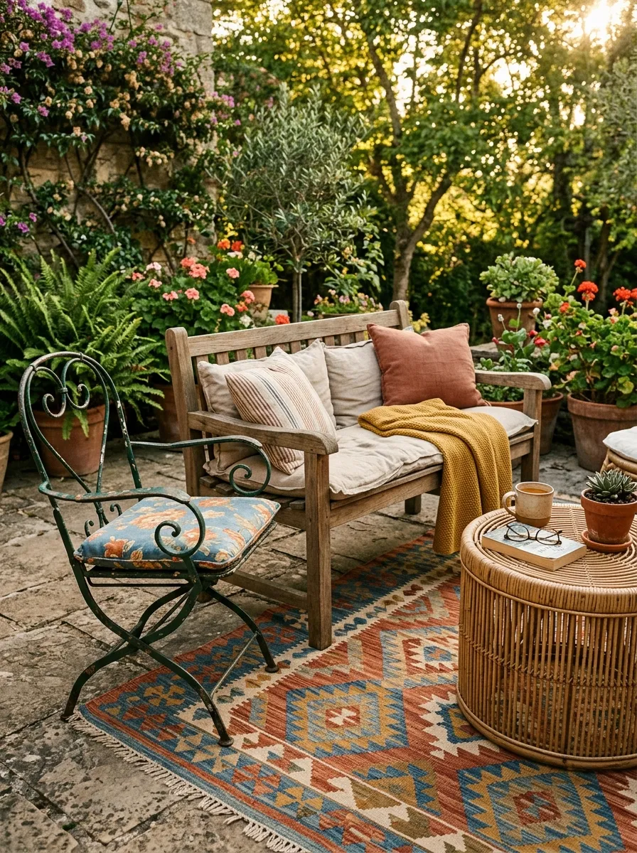 Mix and Match Outdoor Furniture for Character