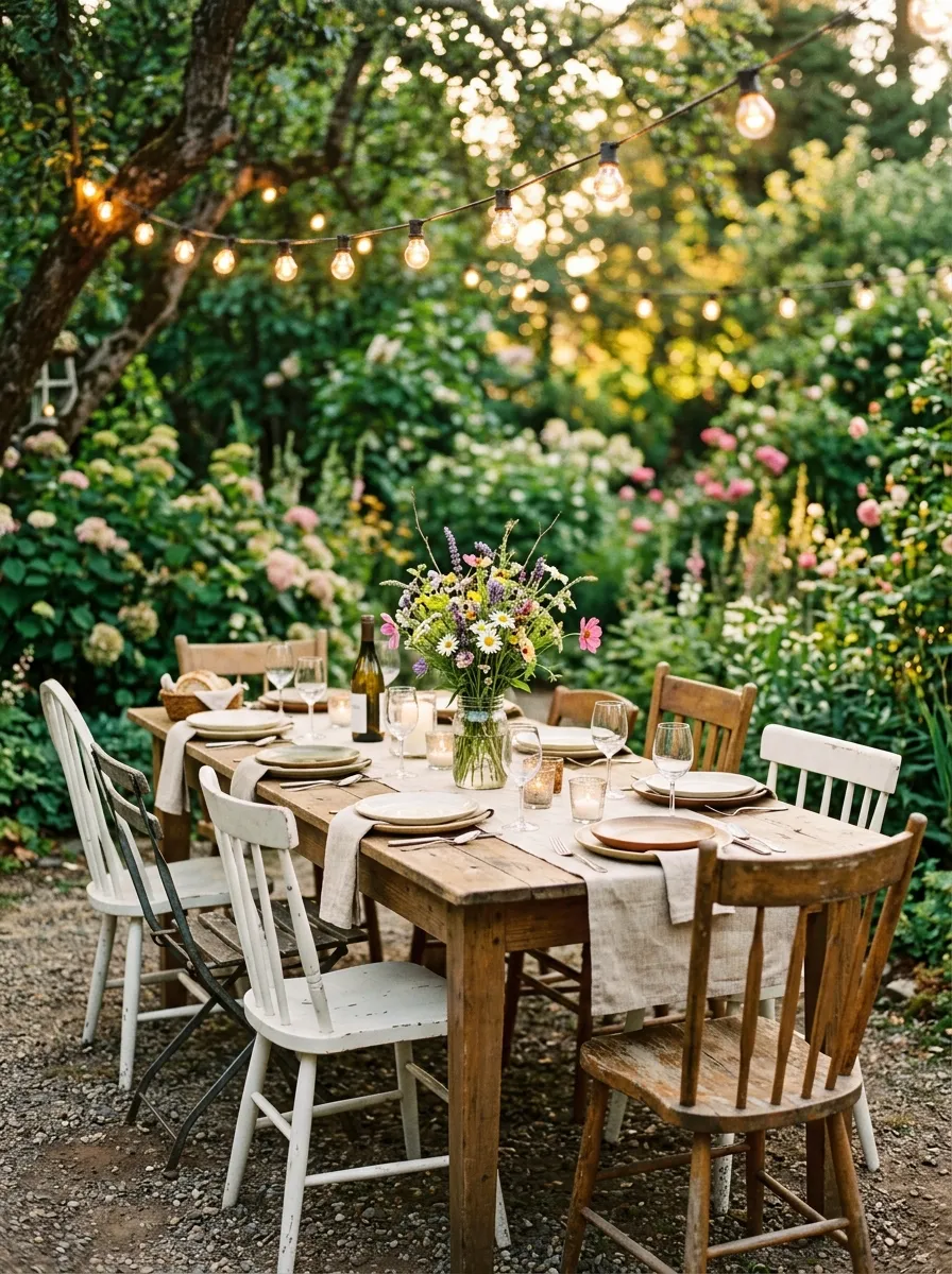 Set Up an Outdoor Dining Area