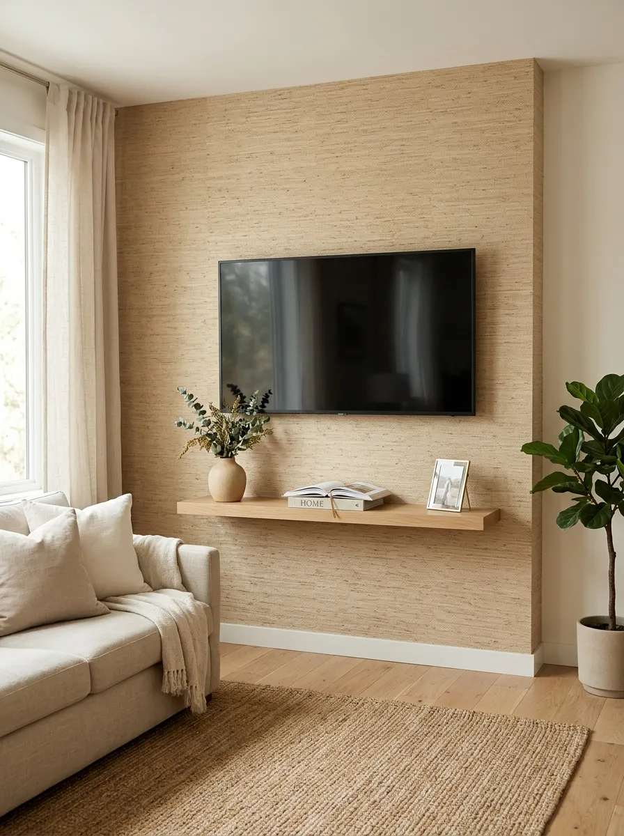 Use Peel-and-Stick Wallpaper for an Easy Feature Wall