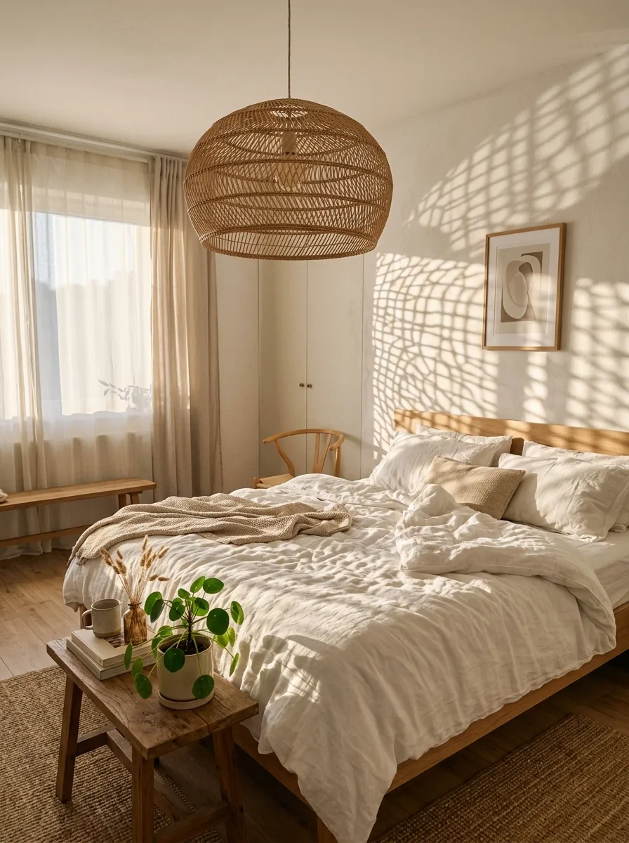 Wicker or Rattan Lampshades