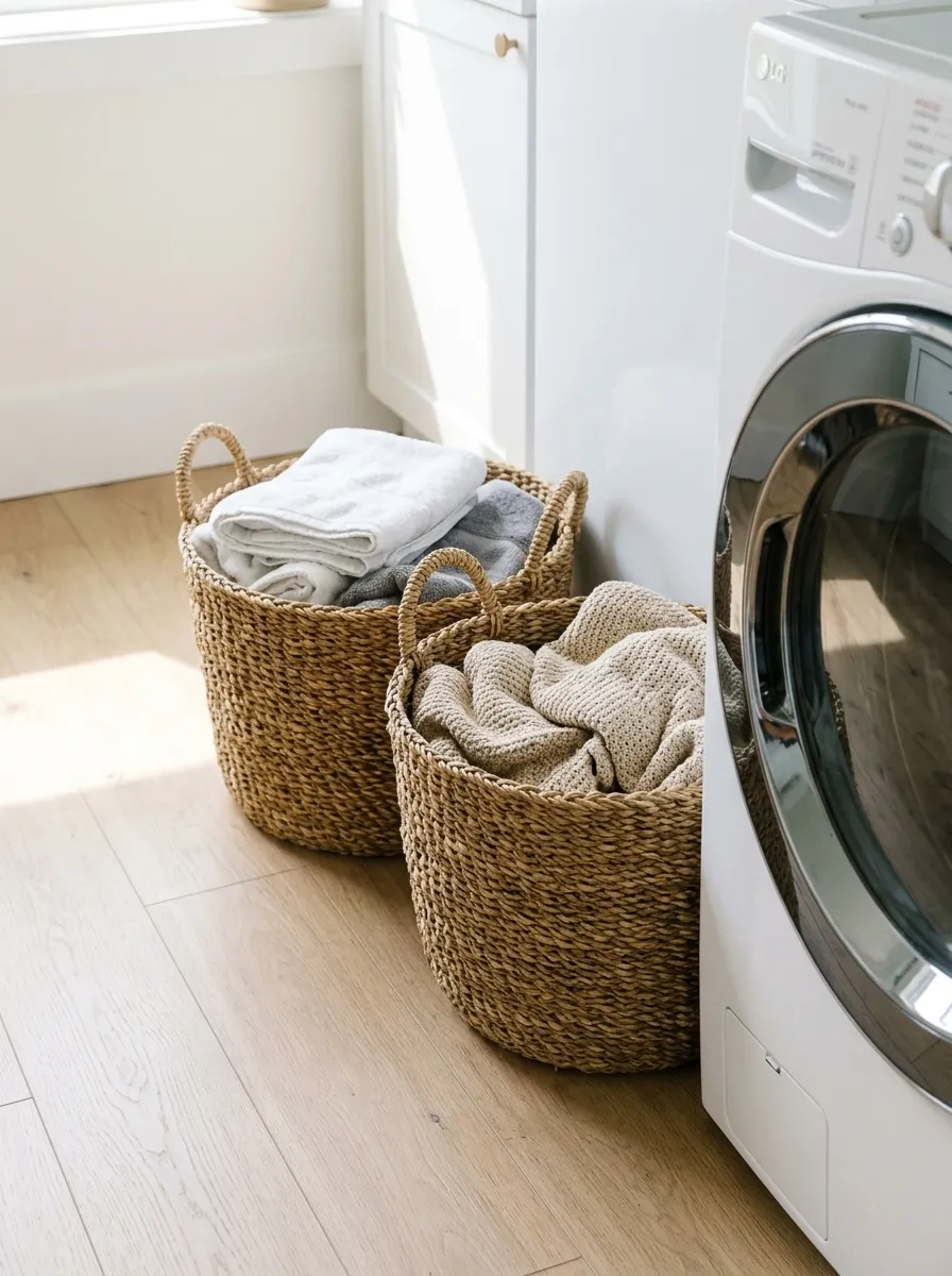 Woven Laundry Baskets