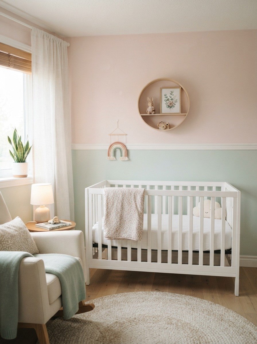 Soft Pastel Duo Wall