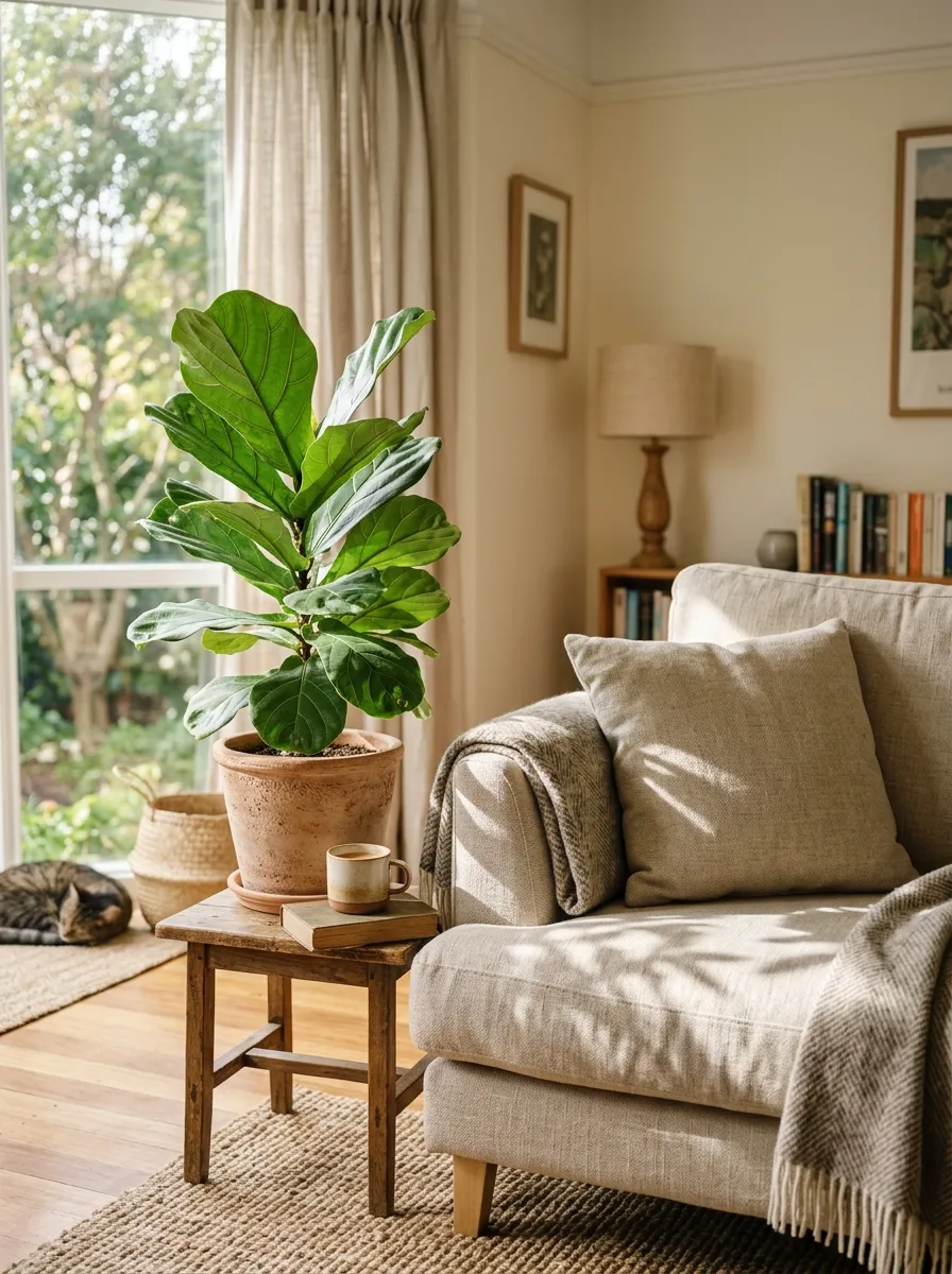 Add Greenery Near the Seating Area