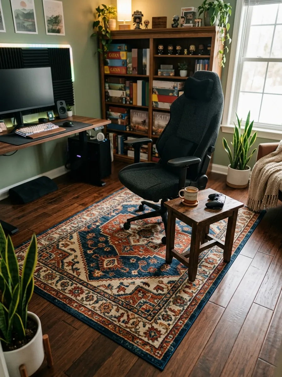 Custom Game Room Rug