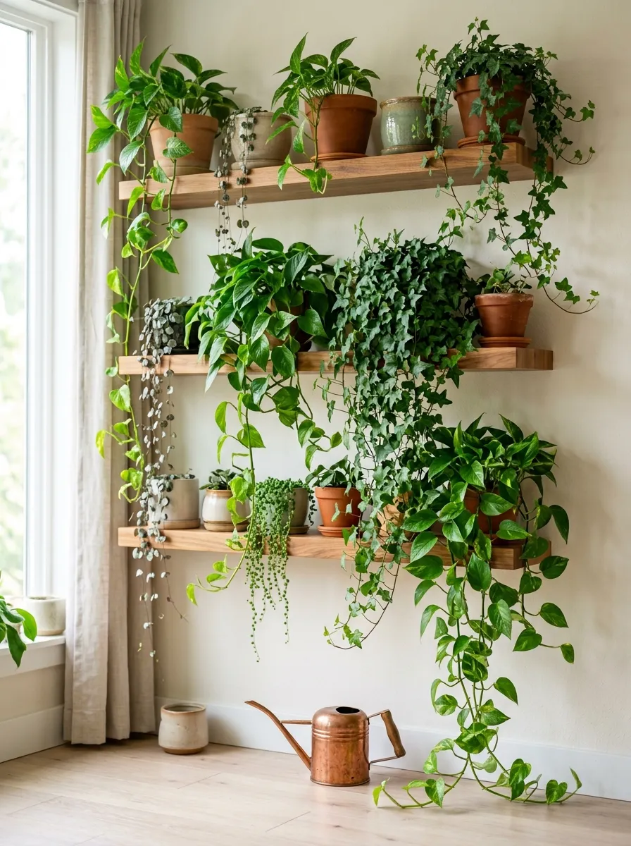 Trailing Plant Shelf Garden