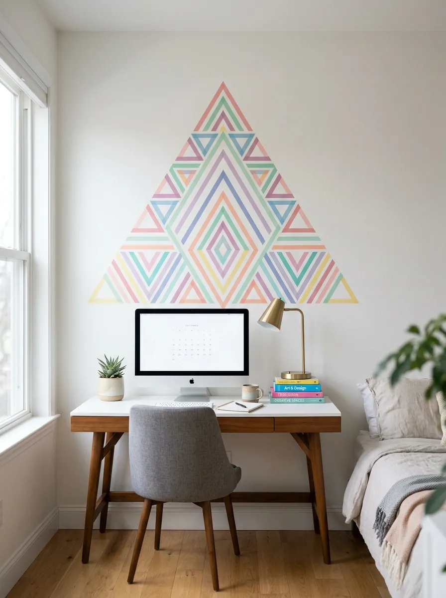 Washi Tape Wall Designs
