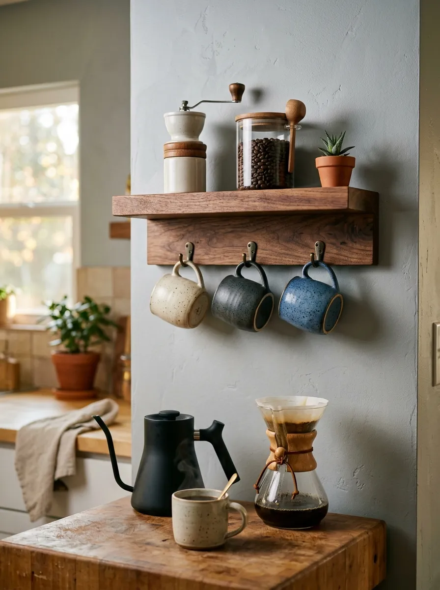 Set Up a Floating Coffee Station