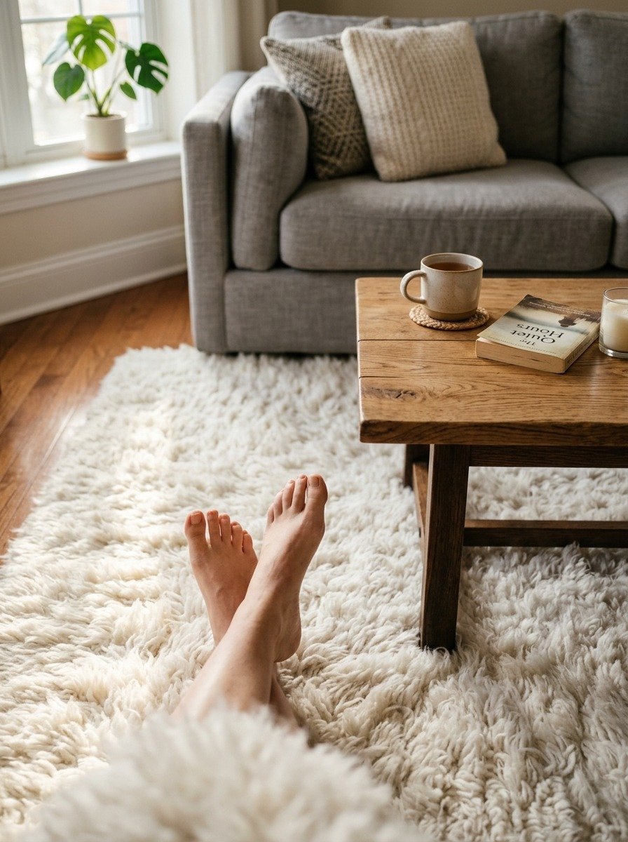Choose a White Area Rug for Softness