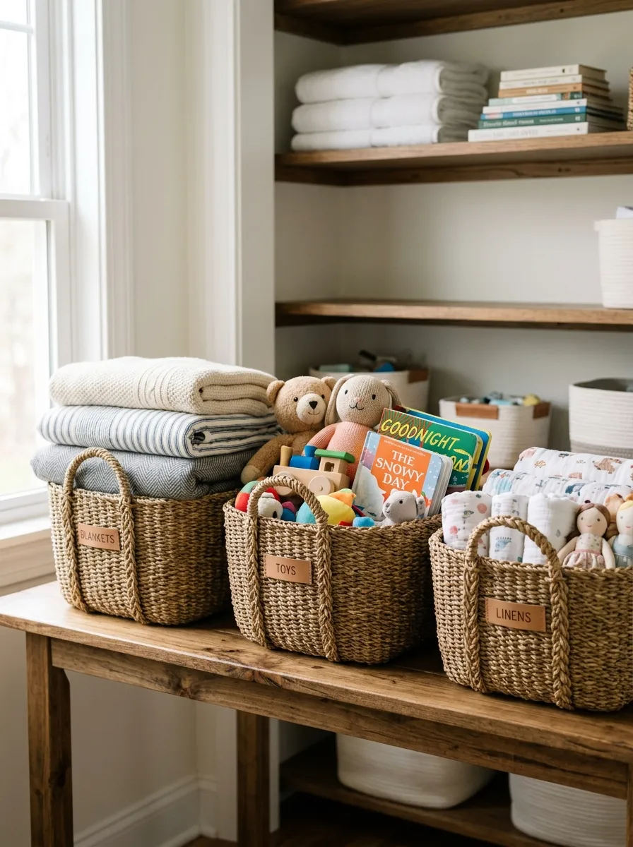 Storage Baskets and Bins