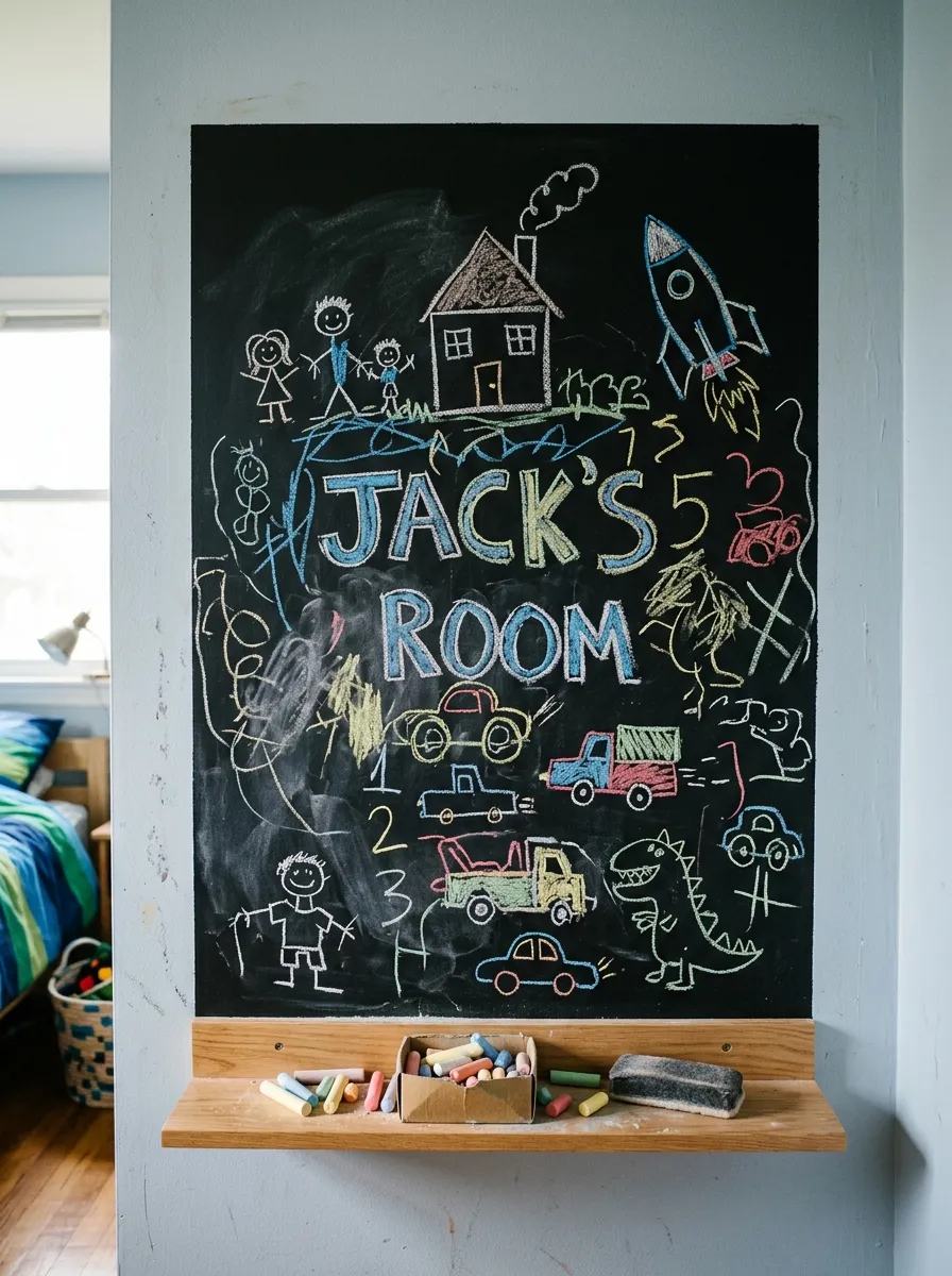 Add a Chalkboard or Whiteboard Wall