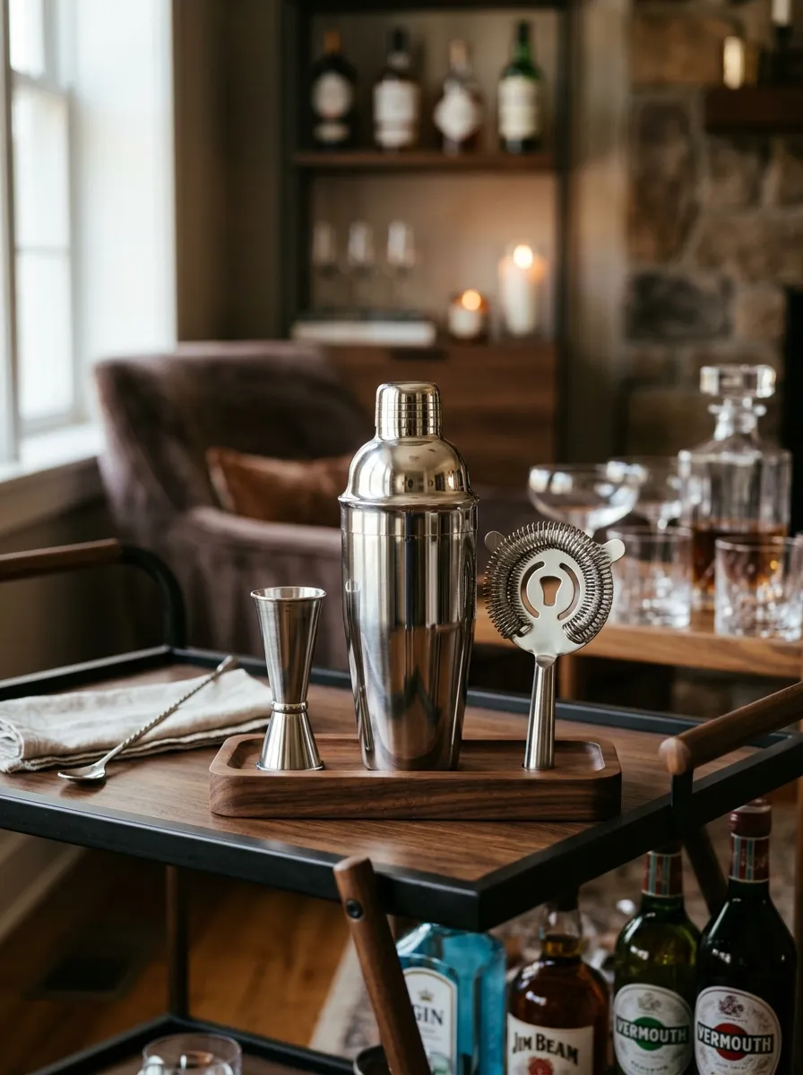 Roll in a Cocktail Shaker Set
