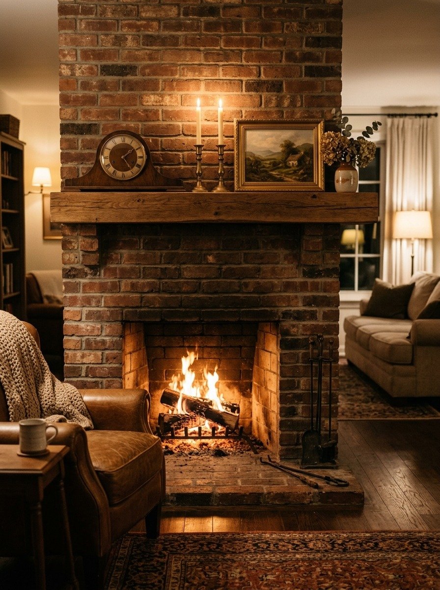 Fireplace Mantel Styling