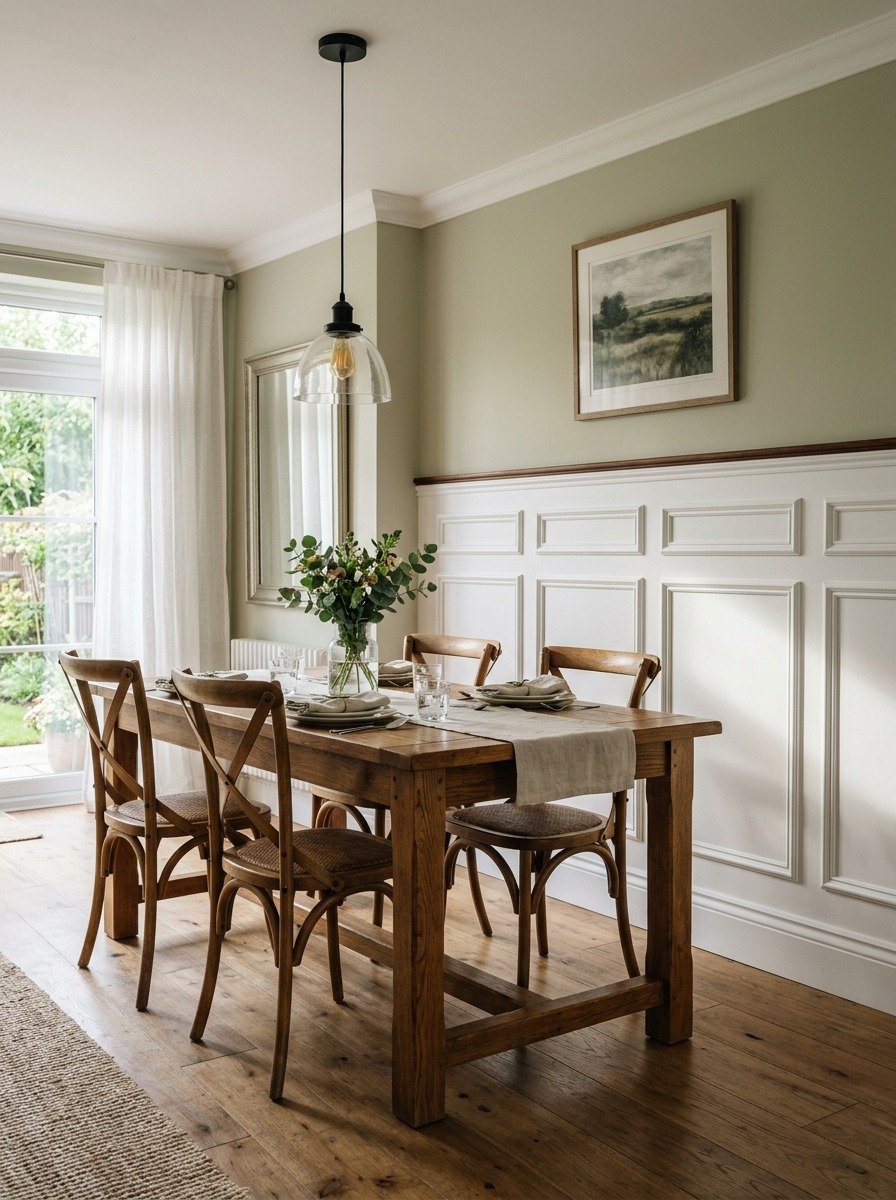 Add White Wainscoting for Architectural Detail