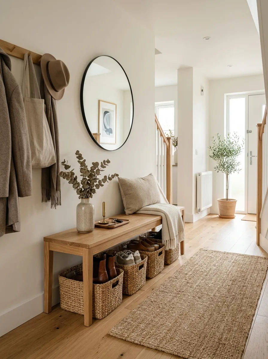 Add a Basket for Shoe Storage