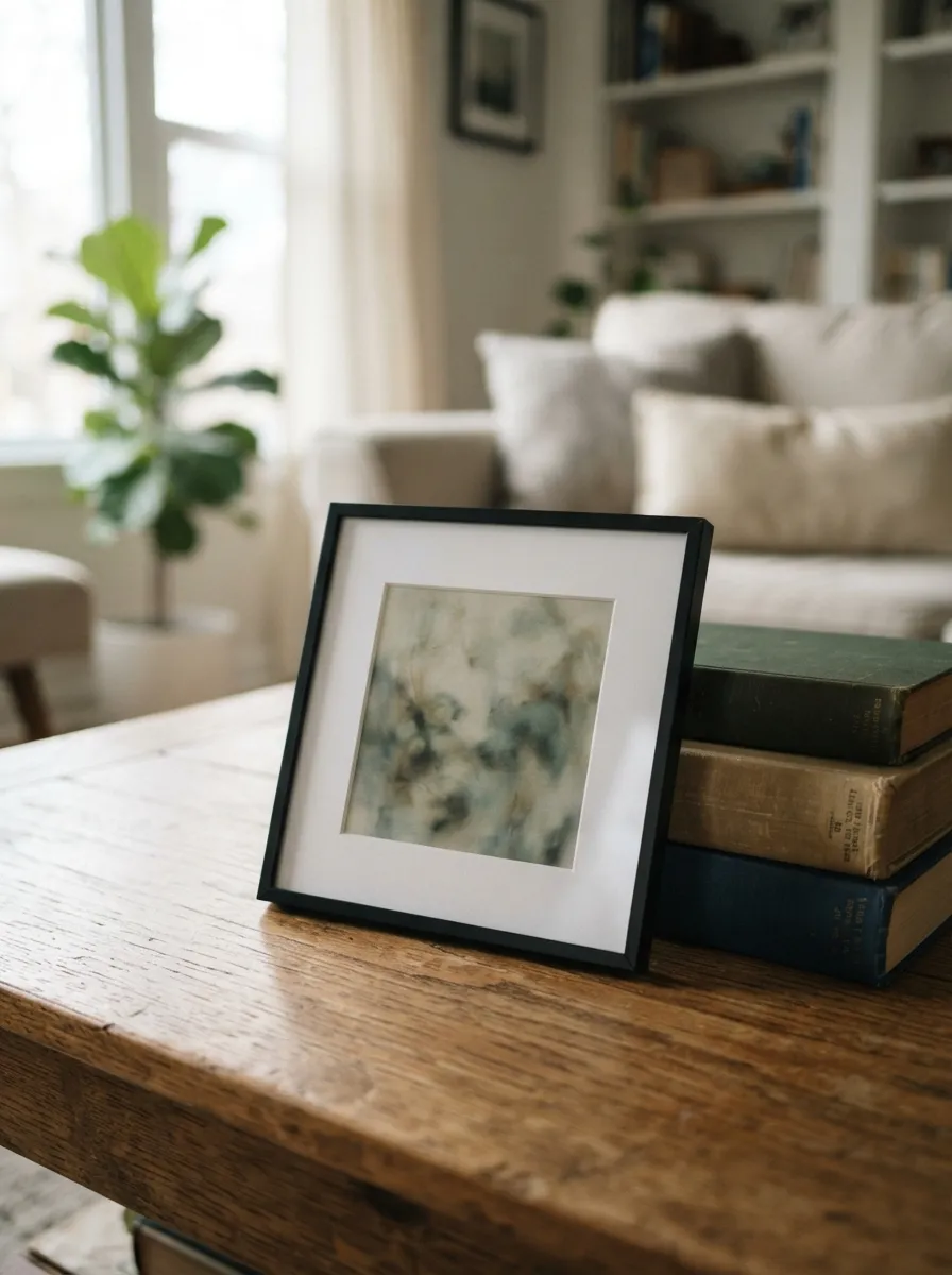 Add A Small Framed Photo Or Art Print