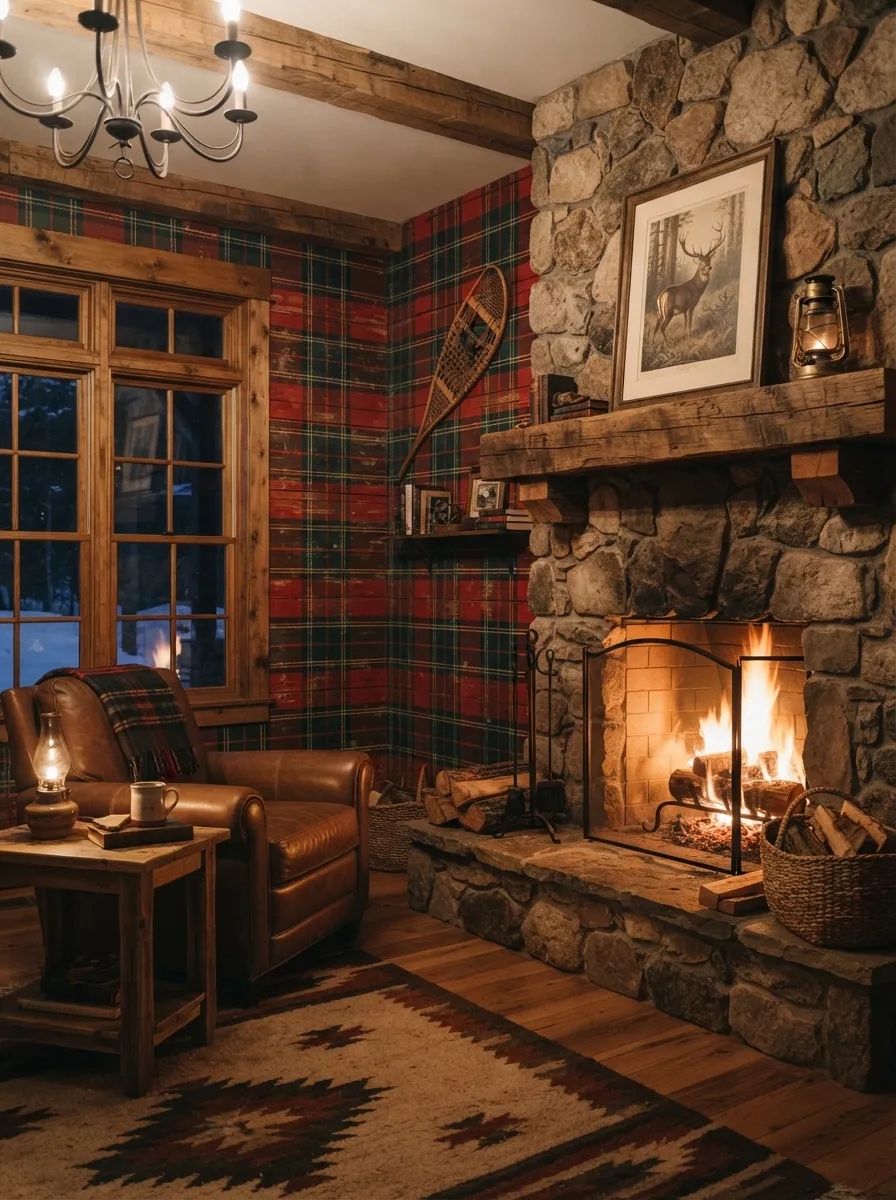 Plaid Painted Panels