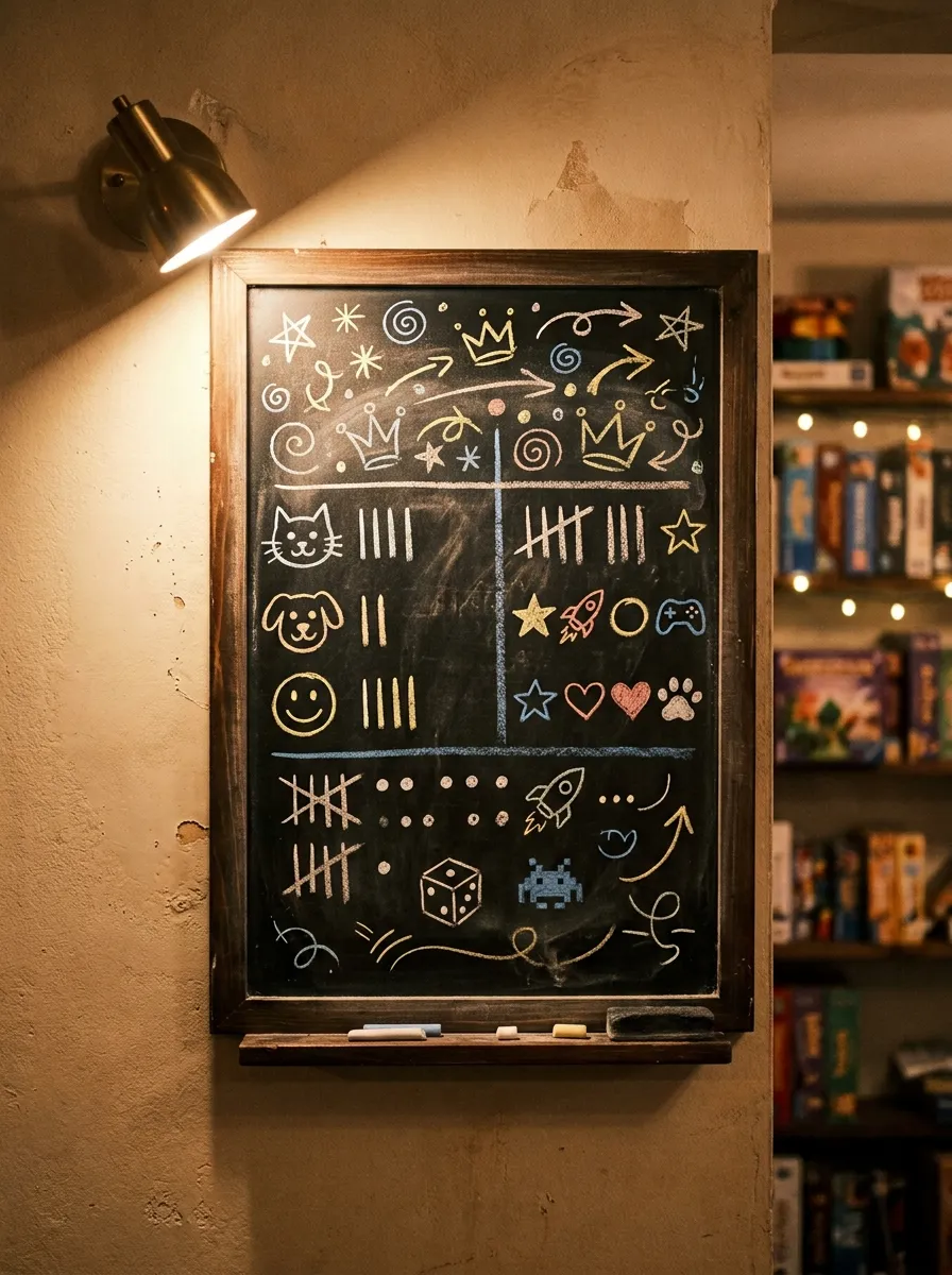 Chalkboard Scoreboard Wall