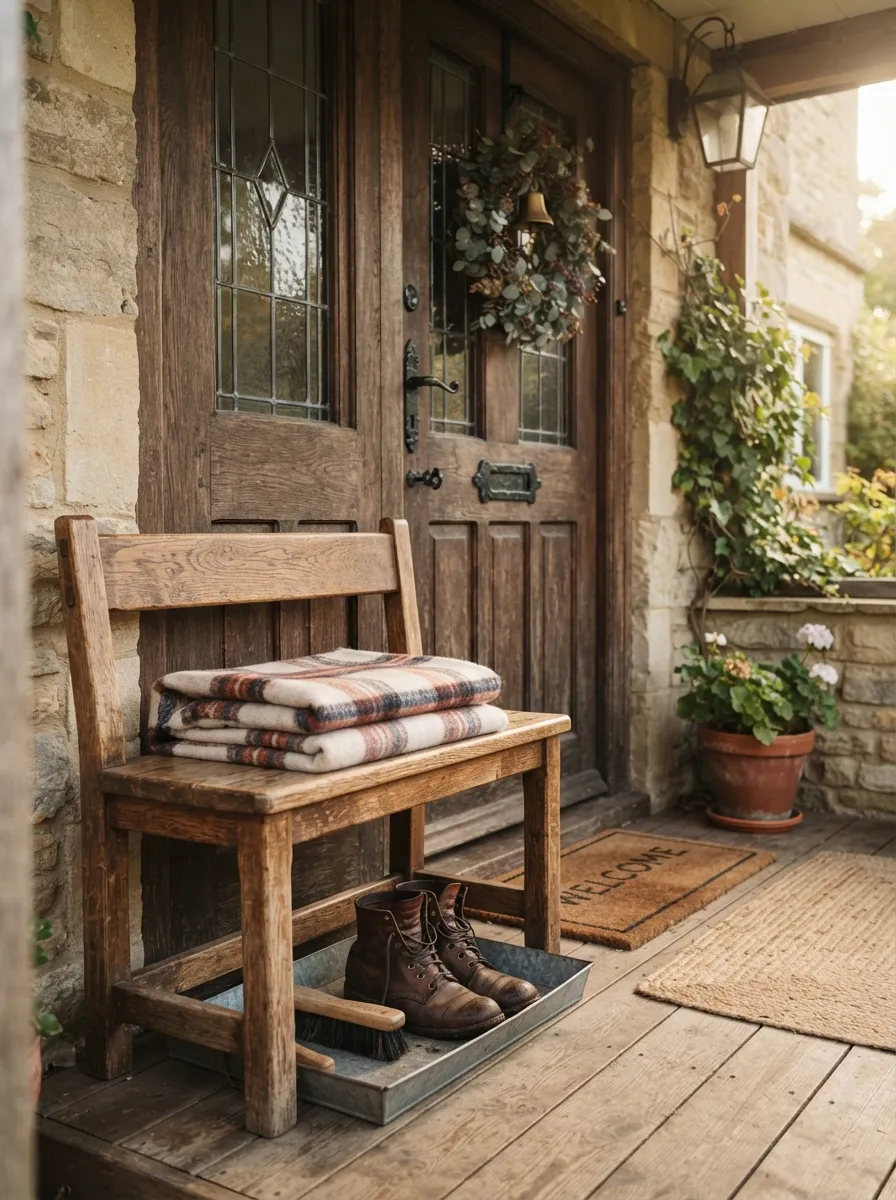 Add a Boot Tray or Bench Nearby