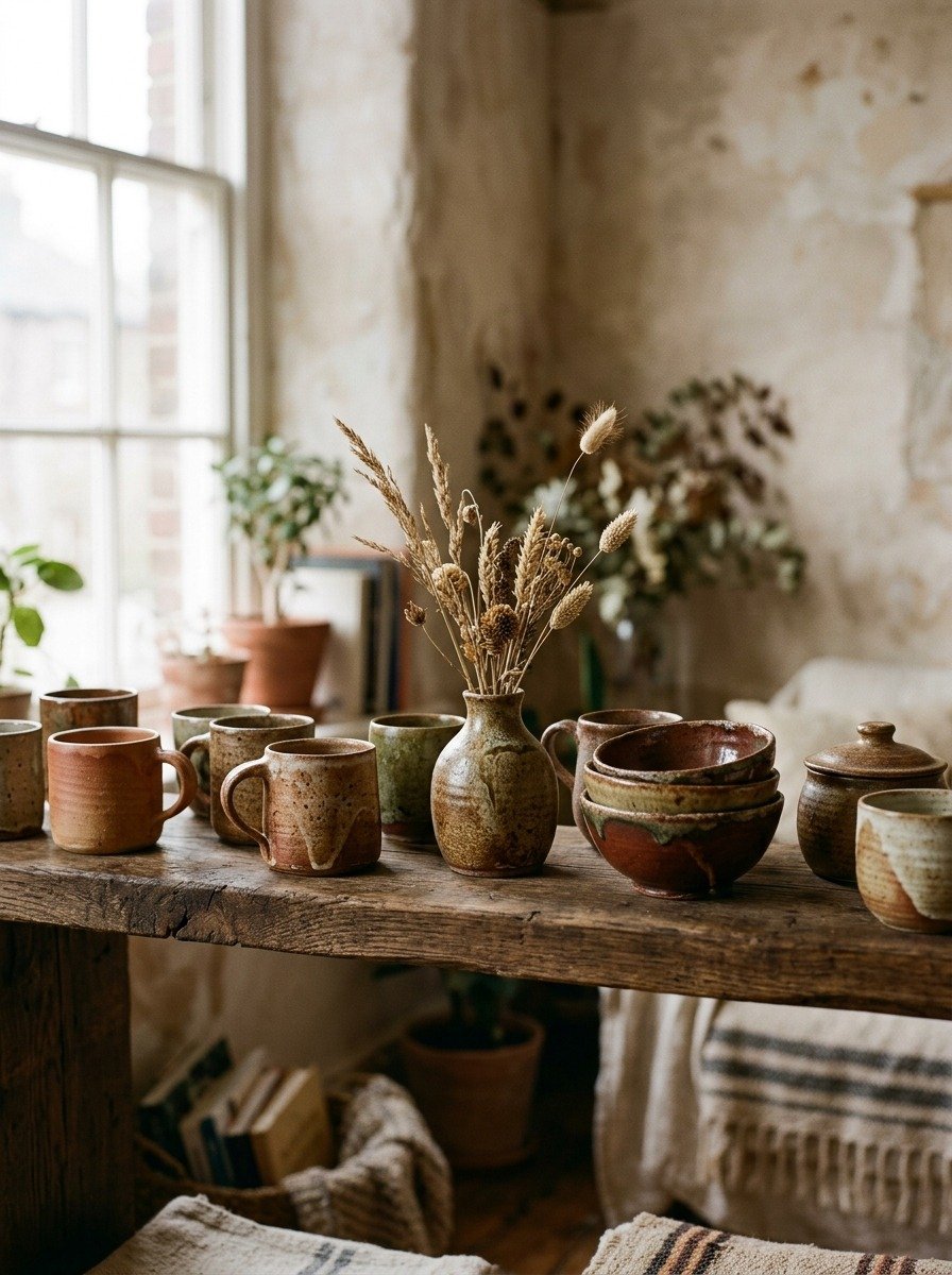 Warm Ceramic and Pottery Pieces