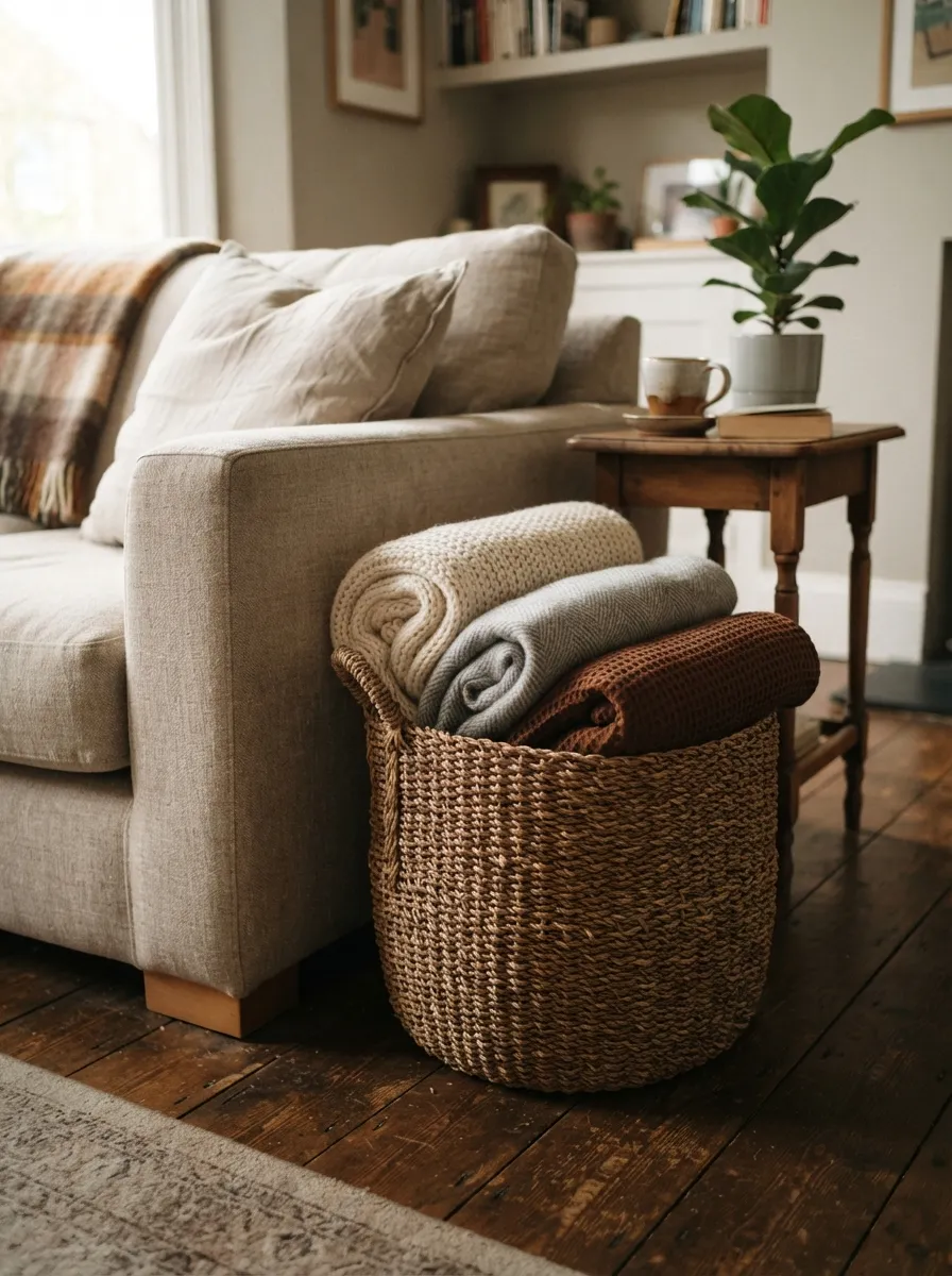 Use Baskets for Stylish Storage