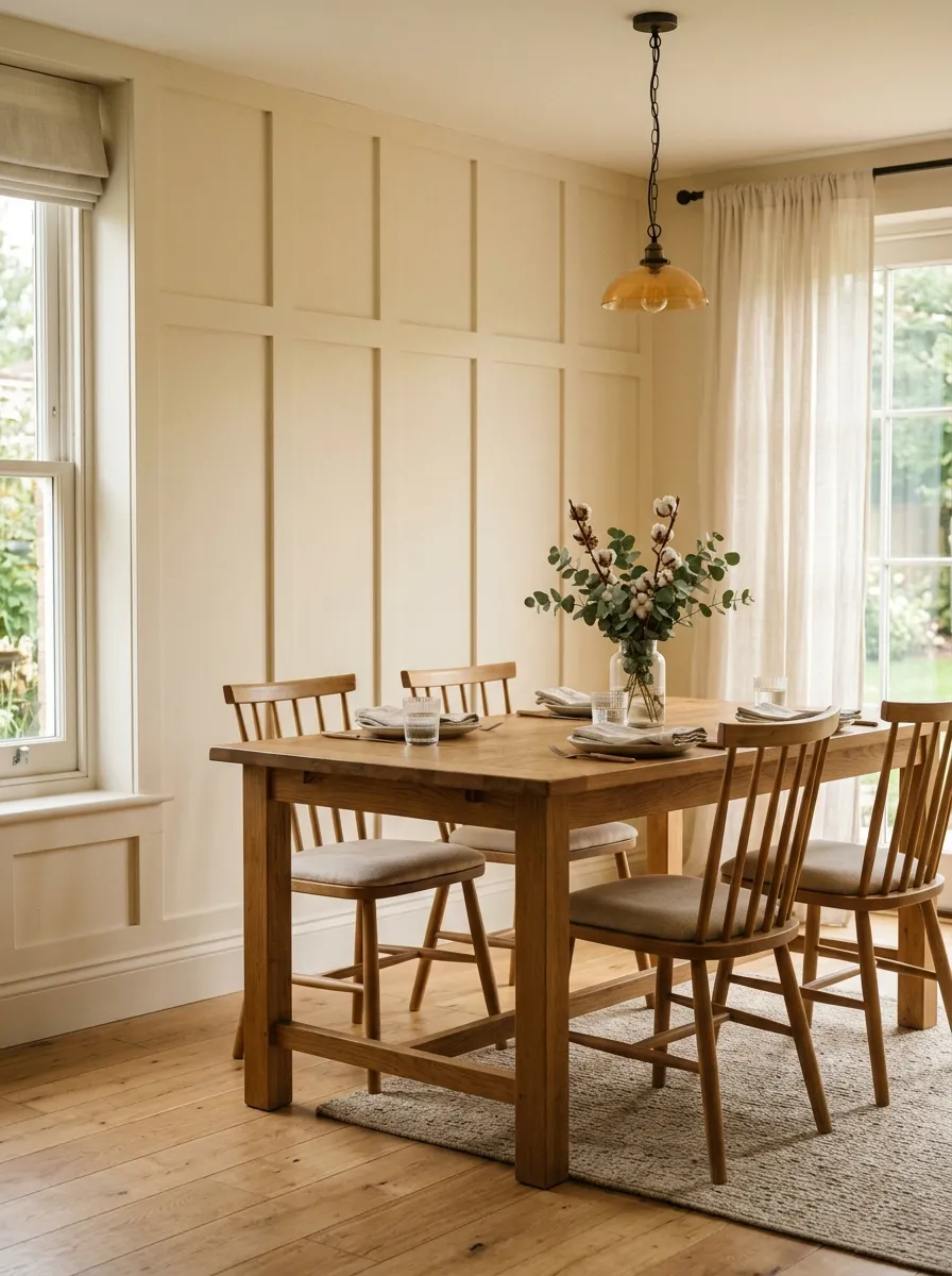 Half Paneled Dining Room Walls
