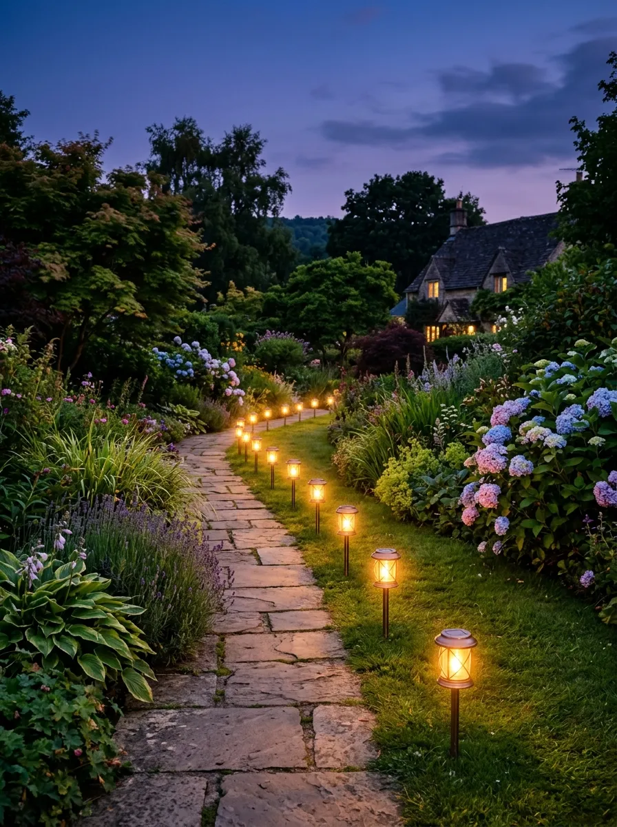 Solar Lantern Pathway