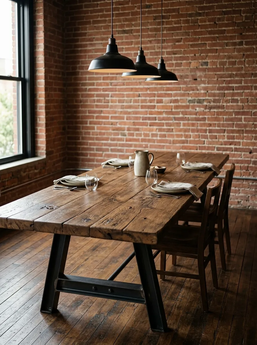 Salvaged Wood Dining Table