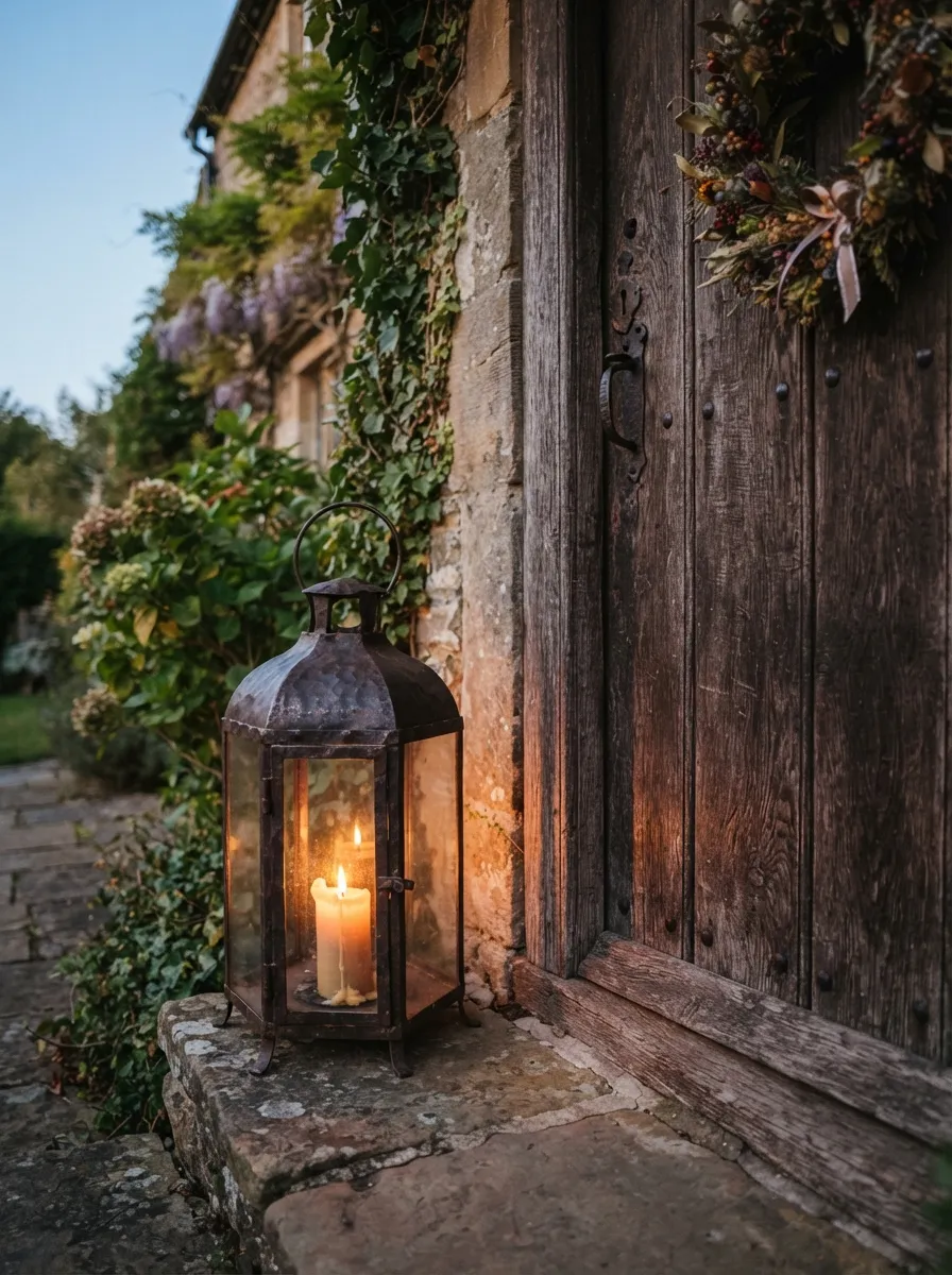 Add a Small Lantern or Candle Holder
