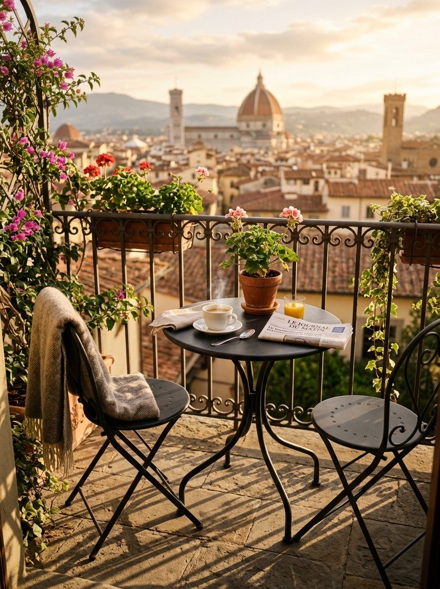 Set Up a Compact Bistro Set