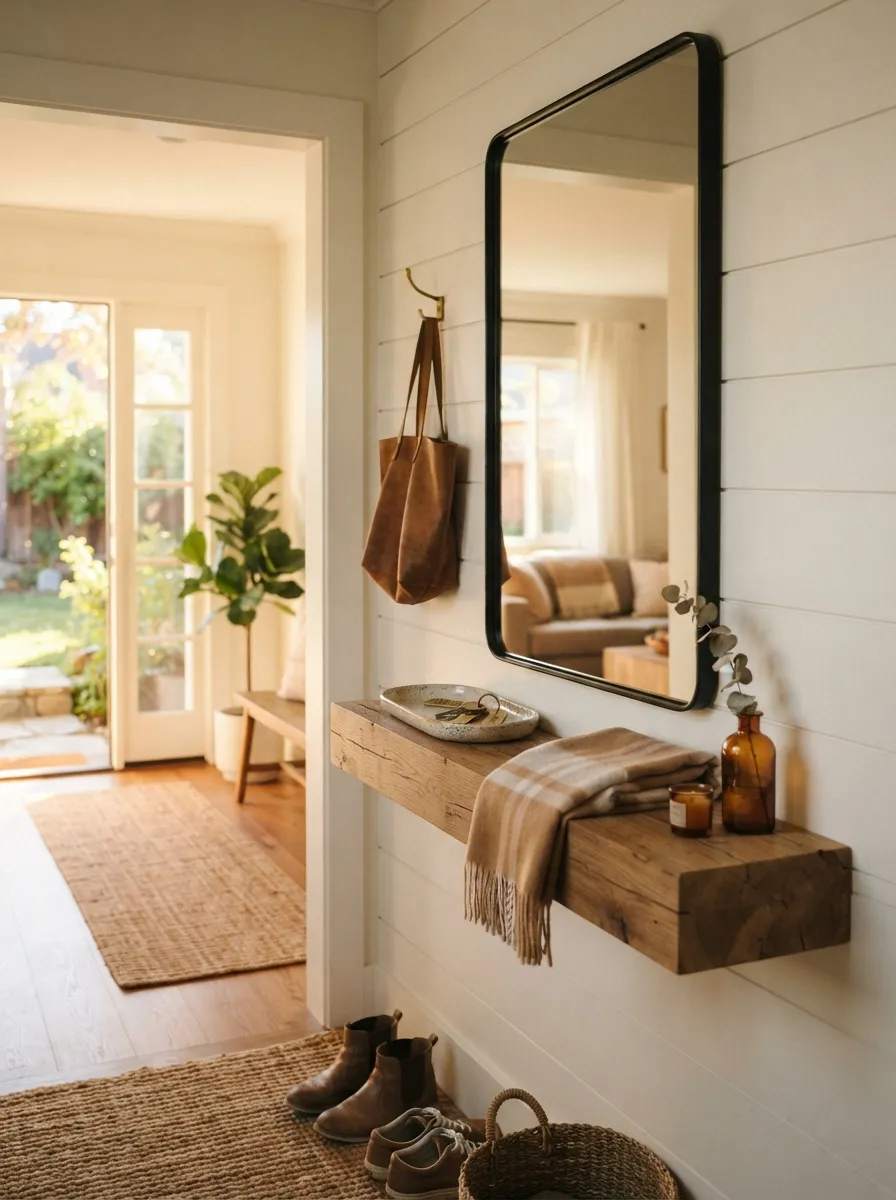 Mirror and Shelf Combo
