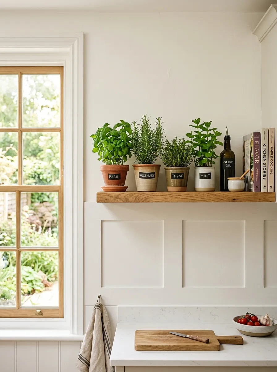 Half Paneled Kitchen Walls