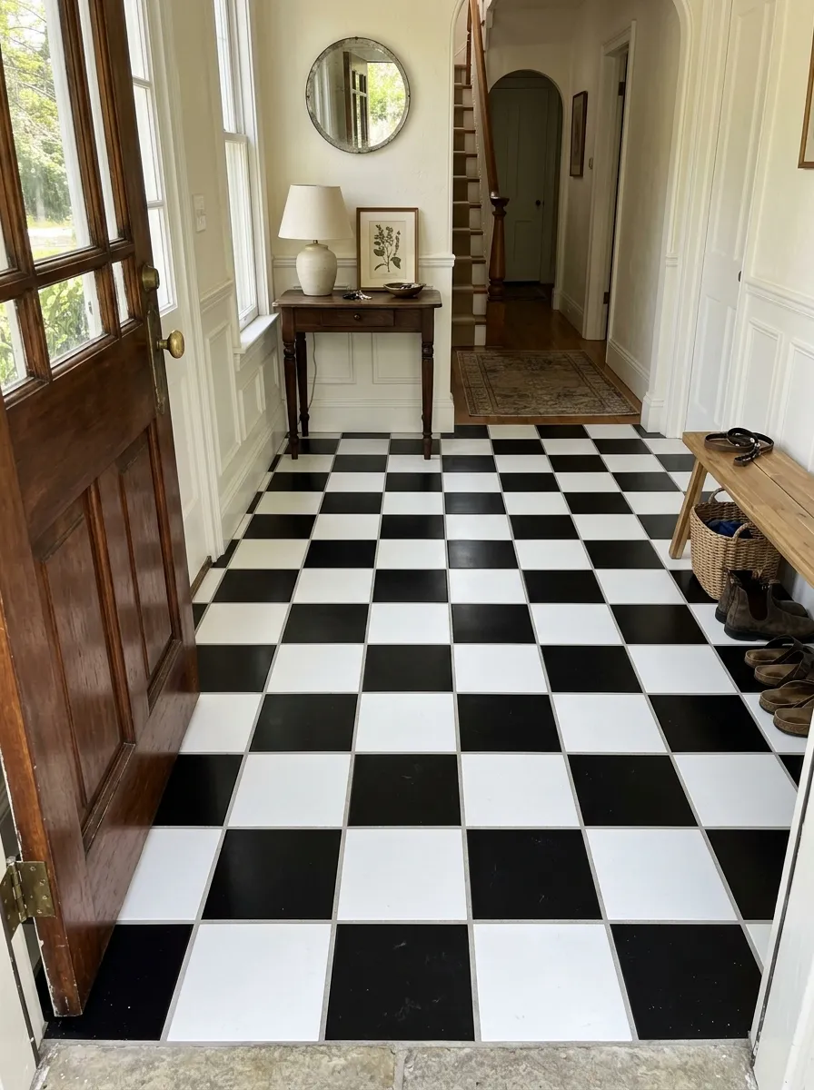 Checkerboard Floor Patterns