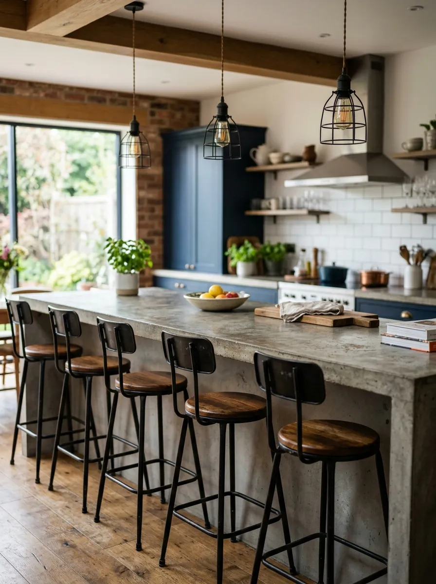 Metal Stool Bar Seating