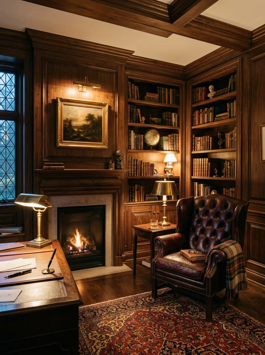 Wood Paneled Walls