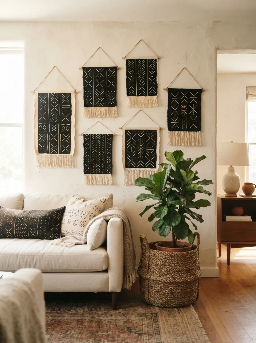 Mudcloth Inspired Wall Art