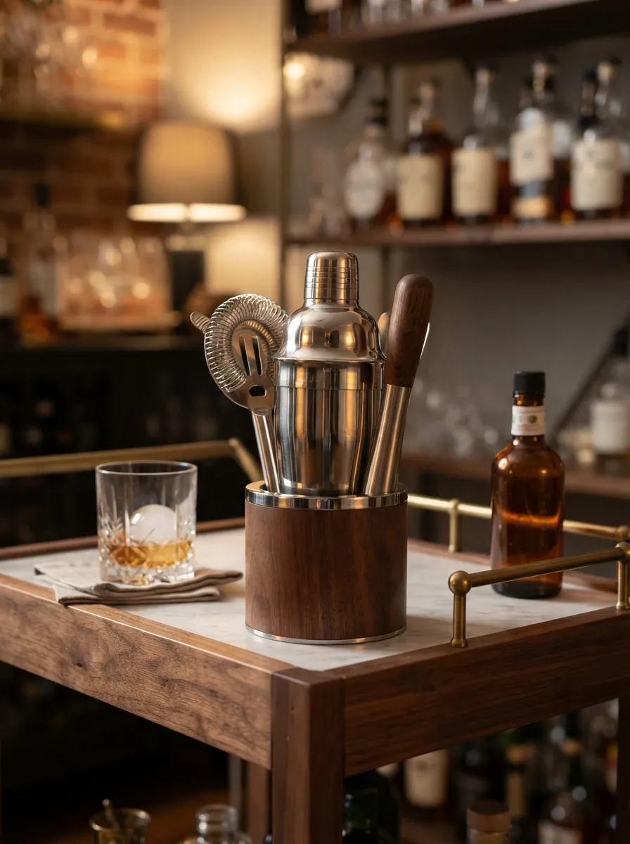 Bar Cart Bar Tools Display