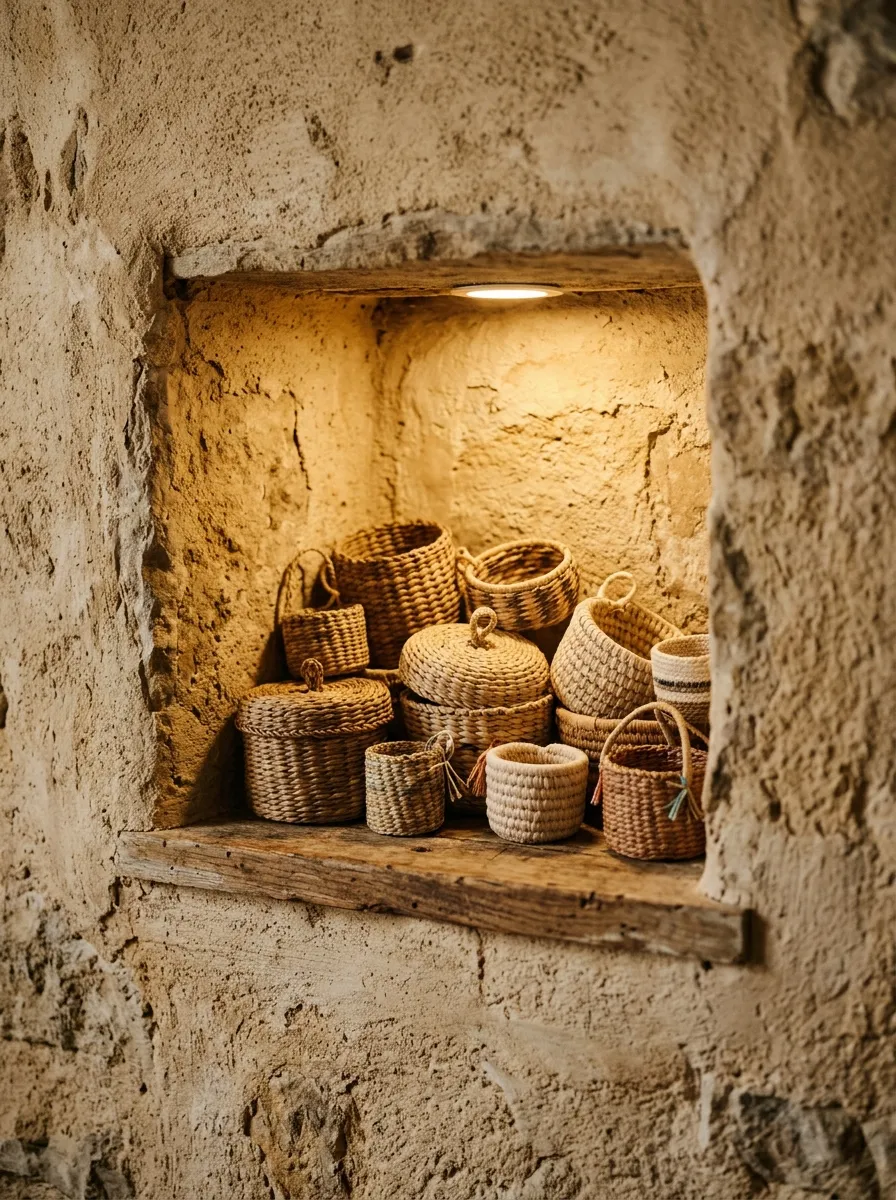 Mini Basket Wall for Small Spaces
