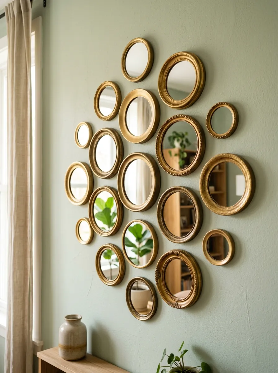 Layered Wall Mirrors